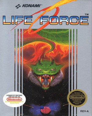 Life Force NES  front cover