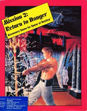 Mission 2 Return to Danger – Accessory Game for Spear of Destiny DOS front cover