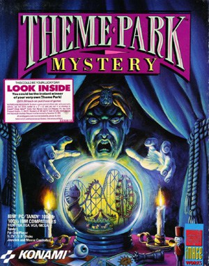 Theme Park Mystery DOS front cover